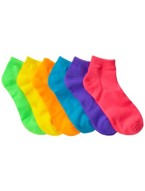 Jefferies Socks Baby Girls' Low-Cut Socks (Pack of Six)