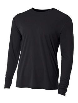 A4 Youth Cooling Performance Crew Long Sleeve