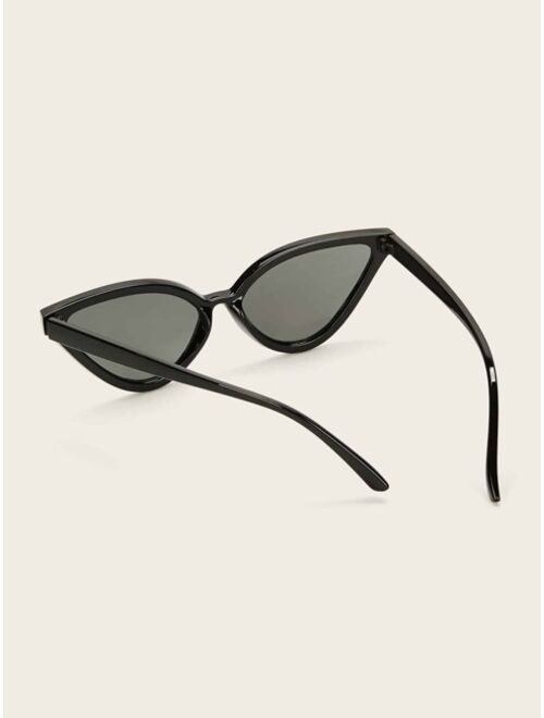 Shein Cat Eye Flat Lens Sunglasses