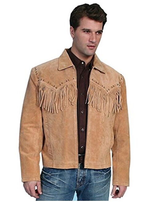 Scully Men's Fringed Suede Leather Short Jacket - 221-409