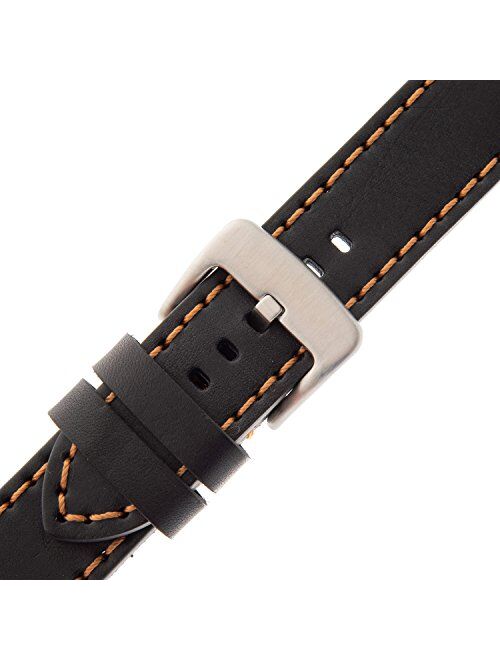 Gilden 20-26mm Gents Thick and Heavy Sport Calfskin Leather Watch Strap TS62