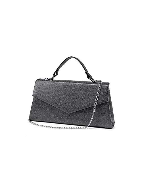 LOVEVOOK Clutch Purse Women Evening Envelope Handbag Shoulder Cross Body Bag Gift for Mother's Day