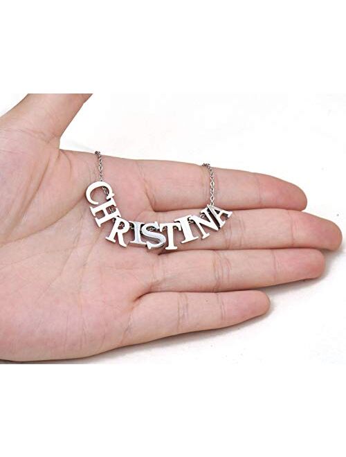 Personalized Name Necklace Custom Any Name Necklaces Graduation Gifts