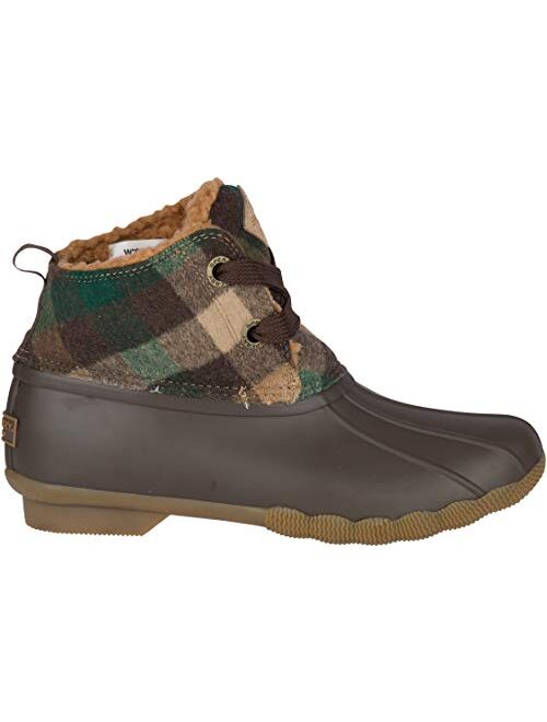 Sperry Top-Sider Women's Saltwater 2-Eye Plaid Wool Boots