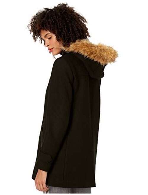 Cole Haan Women's Signature Hooded Wool Duffle Coat