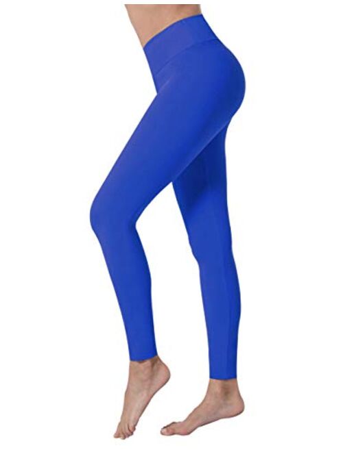 VALANDY High Waisted Leggings for Women Stretch Tummy Control Workout Running Yoga Pants Reg&Plus Size