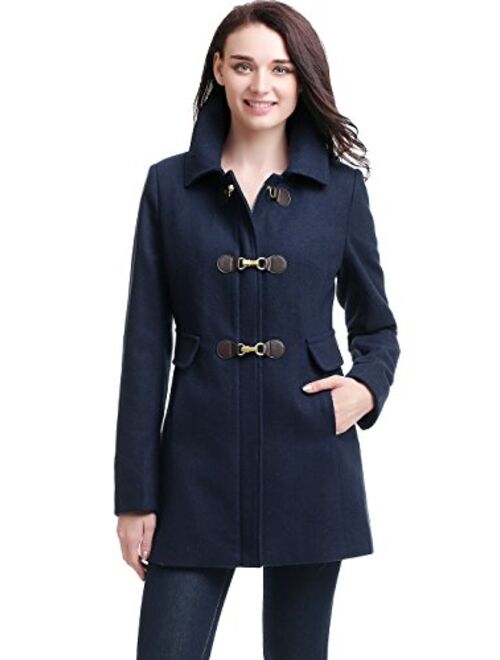 BGSD Women's Rory Wool Blend Toggle Coat (Regular & Plus Size)