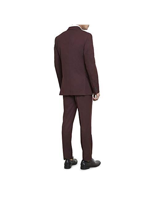 Unlisted, A Kenneth Cole Production Men's Slim-Fit Nested Suit Valentine 46R