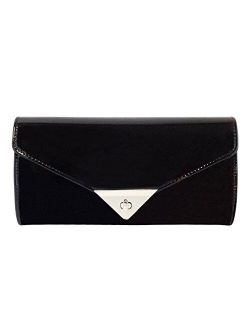 JNB Women's Patent Leather Candy Clutch