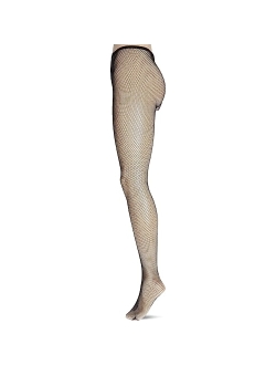 womens Plus Size Fishnet Tights Costume Accessory, Black, One Size US