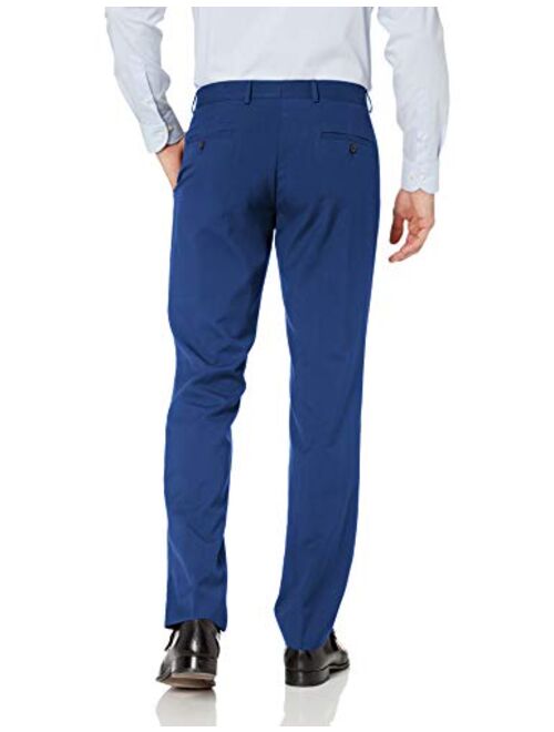 Nick Graham Men's Slim Fit Stetch Finished Bottom Suit, hot Blue, 50L
