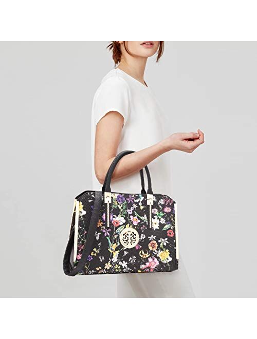 Women's Handbag Fashion Hinged Top Handle Satchel Purse Work Shoulder Bag W/Wallet
