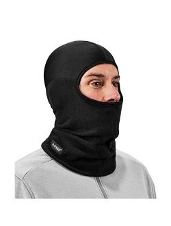 Balaclava with Spandex Top, Comfortable Wear Under Helmet, Winter Face Mask, Ergodyne N-Ferno 6822,Black