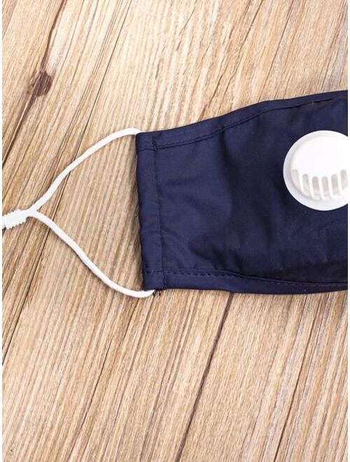 1pc Face Mask With Valve Breathable