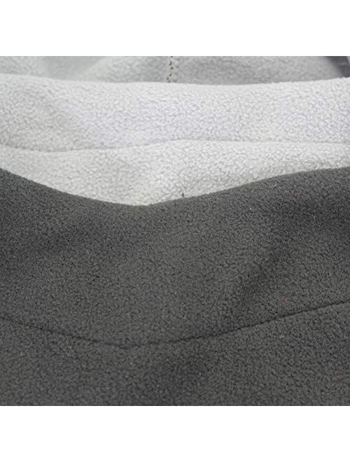 Polar Fleece Balaclava Windproof Ski Face Mask for Men and Women Thermal Outdoor Hooded Hats Dual-Layer Winter Hat