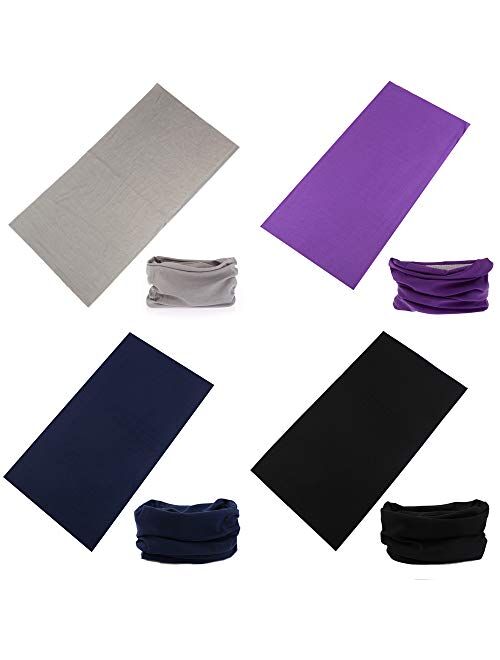 Headwear Headband Bandana Neck Gaiter - WONBURY Headwrap Balaclava Facemask Seamless for Outdoor