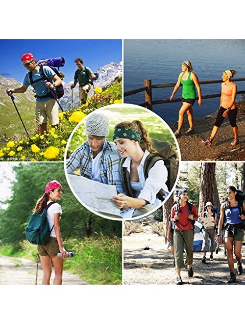 Headwear Headband Bandana Neck Gaiter - WONBURY Headwrap Balaclava Facemask Seamless for Outdoor