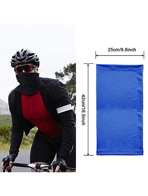 Feltom 14 Pack Neck Gaiter Cycling Scarf with Filters Face Mask Sun UV Protection Mask