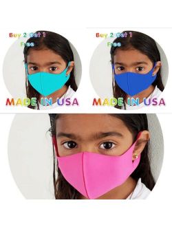 Kids Face mask, washable and reusable, water droplets protection,made in USA
