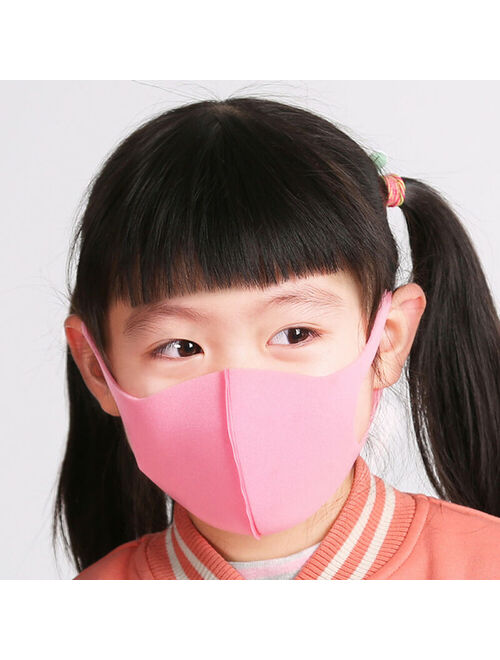 3pcs Kids Comfortable Washable High Quality Breathable Disposal Face Cover Mask