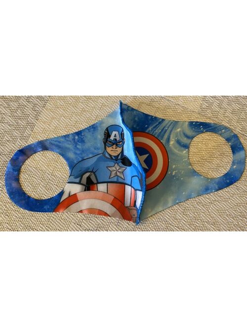 Kid Face Mask & Cute Boy Outfit.