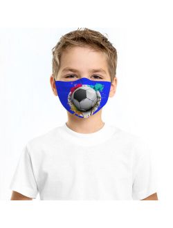 Boys Fun Soccer Face Mask