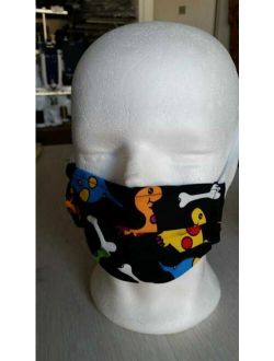 Adults Kids Boys Mask Fashion Dino Sterilizable Cotton Underwire