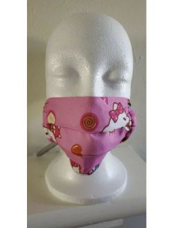 Face mask/ Fabric Mask/ childrens Mask/ Girls mask/ Boys mask/2 to 6 years old.