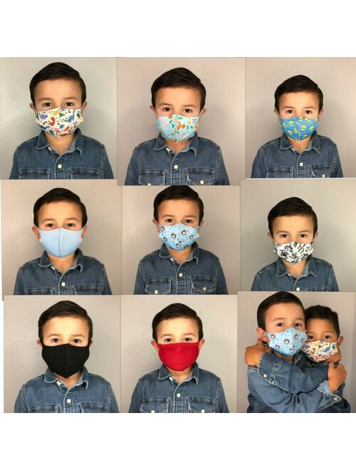 Kids Face Mask, Reusable, Washable, Easy Breath! Cover Mouth & Nose
