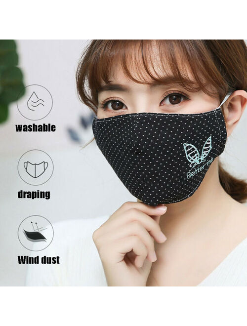 Women Breathable Washable Reusable Sunproof Riding Face Mouth Mask