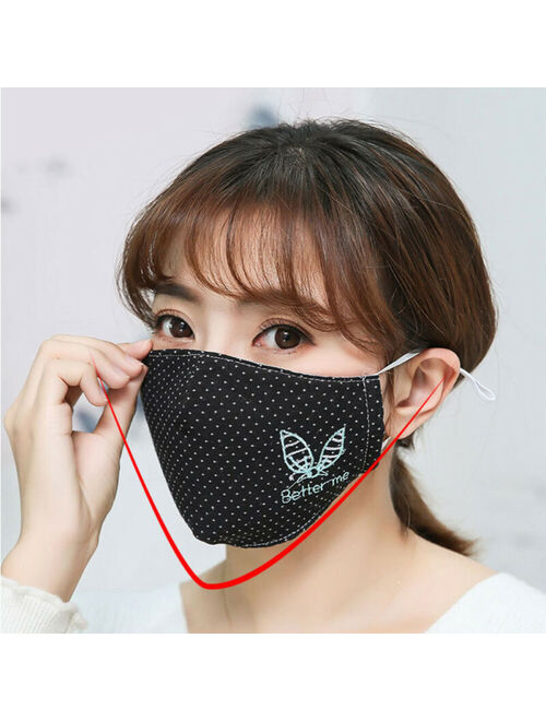 Women Breathable Washable Reusable Sunproof Riding Face Mouth Mask