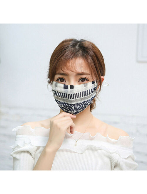 Women Soft Breathable Anti-Droplet Sunproof Protective Face Mouth Mask