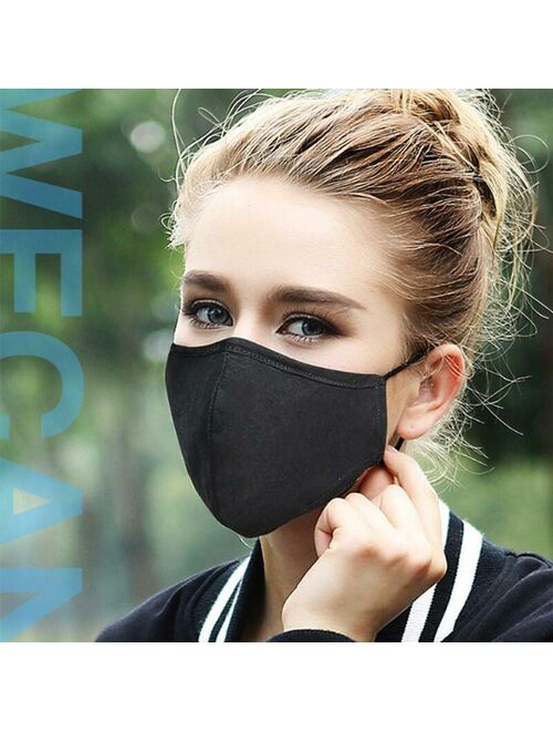 Reusable Washable Adults Cotton Face Mask 4-Layer Mouth-muffle PM2.5 Anti Haze