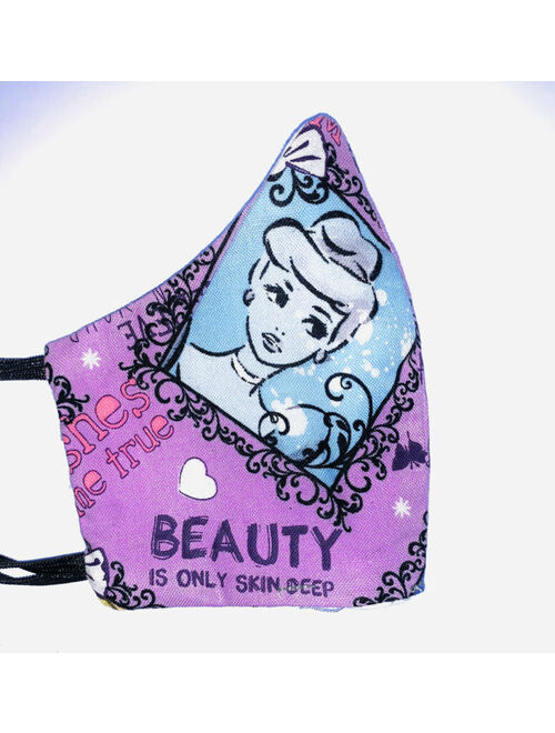 Kids Face Mask Wt Pocket For Filter /Cotton /Washable/Girls/ Disney/ Made In USA