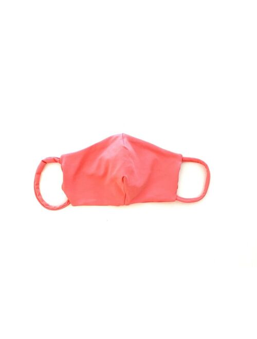 Women's Pink Protective Face Mask with Pocket for Air Filter, Washable