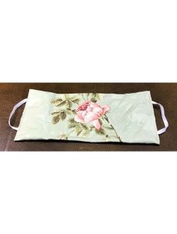 Everyday Womens Pink Roses Face Mask With Interior Pocket