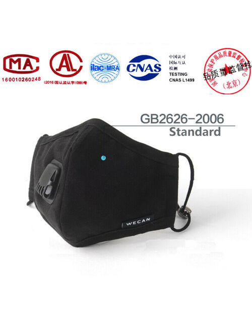 Mask + 2pcs Filter Washable Anti-fog Haze-Face Mouth Cover Protection Respirator