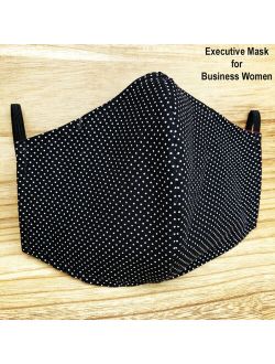 Womens Business Corporate Cloth Fabric Face Mask 100% Cotton CDC Design