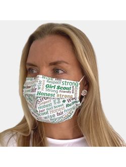 Face Mask Protection Women Adults Bandana Girl Scout Strong Respect Made USA