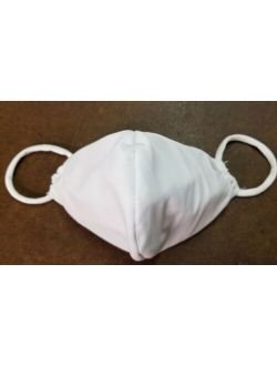 Women homemade mask Olson style,with woven filter. White,, Low price