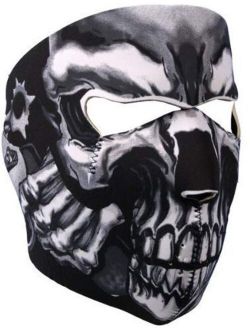 Neoprene Skull Full Face Reversible Motorcycle Mask