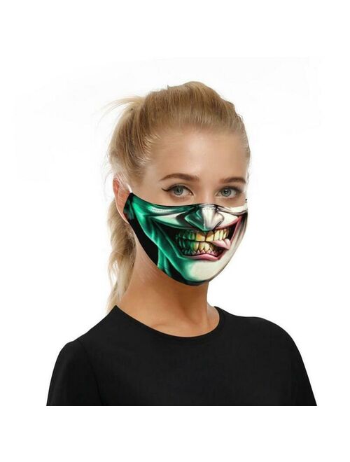 Funny Washable Facemask Half Face Mouth Mark HipHop Cospaly Party One Size Mask