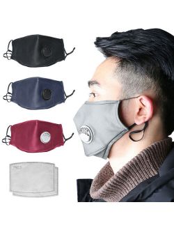 5-Layer PM2.5 Washable Reusable Activated Carbon Smog Mouth Cover Safe Striking