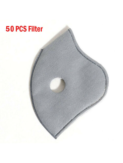 PM-2.5 Mask Pad Activated Carbon Filter For Air Cleaner Mouth + Face Cover