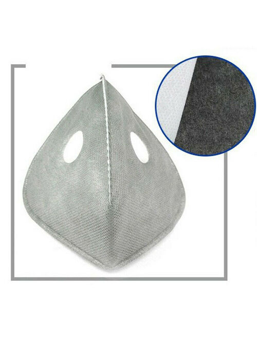 PM-2.5 Mask Pad Activated Carbon Filter For Air Cleaner Mouth + Face Cover