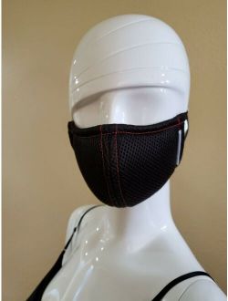 Women's Black Summer Fashion Face Mask Protective Cover Sports Space Mesh