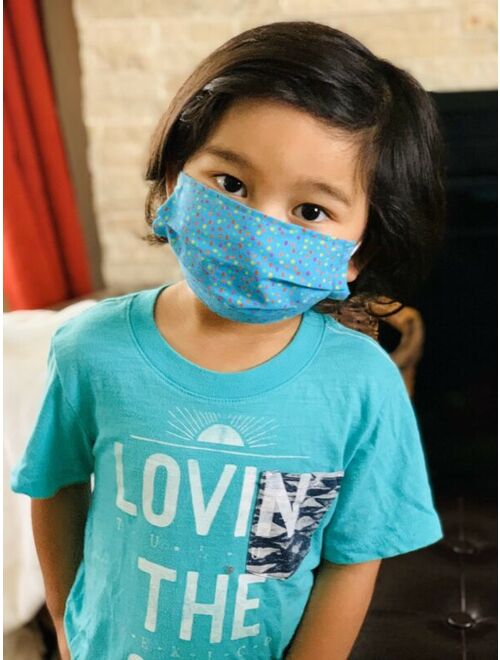 Kids Girl Boy US Face Mask Mouth Cover Washable Cotton Children Layer Protective