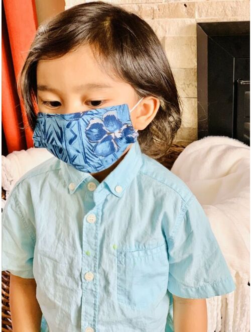 Kids Face Mask HandMade Washable Cotton Fabric Childrens Layer Girls Boys USA