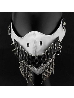 Steampunk Mask Claw Tassels Studded Cosplay Costume Masque Men/women