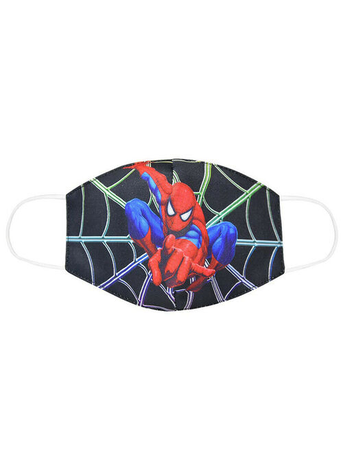 Adult Kids Marvel Spiderman Cartoon Face Mask Boys Washable Mouth Cover Protect